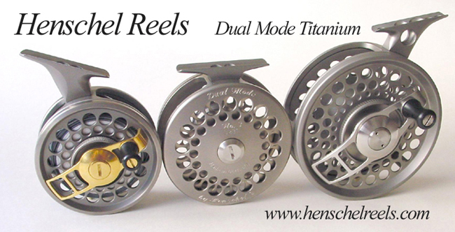 HENSCHEL DUAL MODE # 5, 13-20 saltwater fly reel - Anti Reverse +